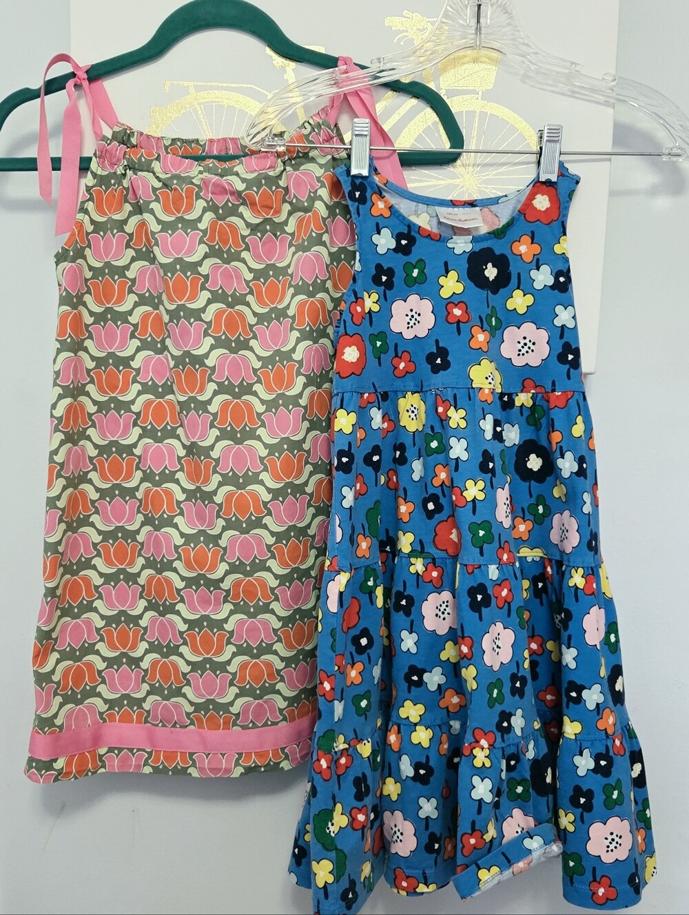 Bundle Hanna Andersson Girl Floral Dress Size 120 cm 6/7